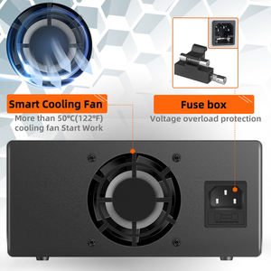 Alimentatore CC portatile regolabile a tensione variabile NICE-POWER SPS-H3206 Nero 32V 6A ad alta risoluzione e regolazione di precisione. - Product Image 5