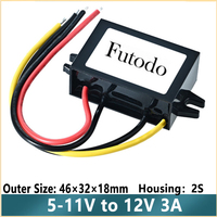 Convertisseur régulateur de tension DC-DC 2026 haute efficacité stable CE FCC RoHS 5V-11V vers 12V 20A 240W avec dissipateur thermique en aluminium