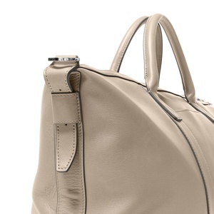 Bolso de hombro de cuero puro para mujer, bolso Weekender de espuma con cierre de cremallera, suave y elegante para cámaras DSLR y sin espejo - Product Image 2