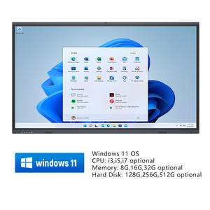 Pizarra Interactiva Inteligente GHOT de 75/65 Pulgadas con Pantalla Multitáctil, 20 Puntos de Toque IR, Resolución 4K, Sistema Dual Android/Windows - Product Image 4