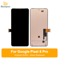 Remplacement pour l'écran OLED du Google Pixel 8 Pro, assemblage d'écran original + verre remplaqué, contrôle qualité à 12 points
