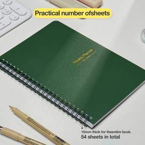 New Cổ Điển <span class=keywords><strong>2025</strong></span> Bìa Cứng Tiếng Anh undated Hàng Tuần Kế Hoạch Xoắn Ốc Ràng Buộc Trường Văn Phòng Tổ Chức Đại Lý Máy Tính Xách Tay - Product Image 4