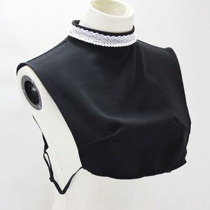 Nouveau chemisier détachable demi-chemises mode élégante femmes <span class=keywords><strong>col</strong></span> roulé ceinture dentelle plissée debout <span class=keywords><strong>faux</strong></span> <span class=keywords><strong>col</strong></span> cols - Product Image 1