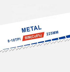 Lâminas de serra resistente, 9 polegadas tct ponta de carboneto de tungstênio alternada lâminas de sabre aço inox - Product Image 6