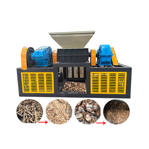 Máquina trituradora de doble eje Trituradora de residuos de matanza Pescado Pollo Vaca Animal Máquina trituradora de huesos Trituradora de huesos - Product Image 1