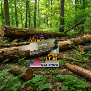 Barra guía Holzfforma de 42 pulgadas, cadena de 3/8 .063, 136DL, combo de cincel completo para Stihl MS440 MS460 MS660, stock en EE. UU. - Product Image 2