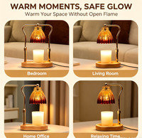 Lampe chauffe-bougie avec minuterie, cadeaux de déménagement, décoration pour nouvelle maison