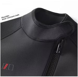 Muta da sub Super elastica da uomo 3mm calda a prova di freddo costume da bagno da surf in apnea a maniche lunghe con motivo solido - Product Image 6