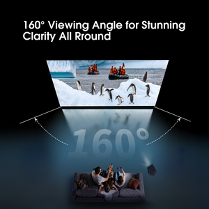 Écran de projection ALR 16:9 blanc mat <span class=keywords><strong>2023</strong></span>, neuf, pour 100-250 pouces, à longue portée, 4K UHD, gain amélioré, PVC souple, cadre fixe - Product Image 6