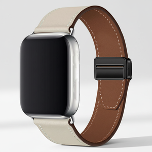 <span class=keywords><strong>Correa</strong></span> de Reloj de Cuero para Hombre para <span class=keywords><strong>Apple</strong></span> <span class=keywords><strong>Watch</strong></span> Ultra 2, Hebilla Magnética de Liberación Rápida, Brazalete para Reloj Inteligente - Product Image 5