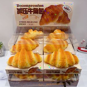 Juguete Sensorial con Forma de Comida Realista, Juguete Antiestrés Creativo con Forma de Croissant, Hot Dog, Soufflé y Pastel - Product Image 6