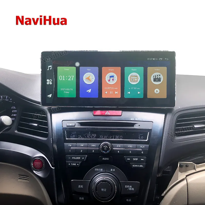 NAVIHUA-REPRODUCTOR Multimedia para coche Acura ILX, unidad principal de Radio Estéreo, Android, para Lexus Style, MP5, navegación GPS, 12,3 pulgadas