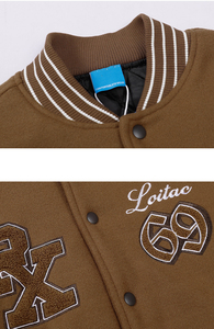 Varsity Jackets OEM Custom <strong>Design</strong> Jersey Fleece Men's Wool <strong>University</strong> Baseball Varsity Jackets for Men - Product Image 4