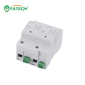 Spark khoảng cách công nghệ CE chứng nhận 1 giai đoạn 2 cực Loại 1 + 2 25kA AC Surge arrester