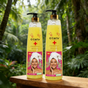 Gel Douche au Collagène Naturel, Liquide Blanchissant et Nettoyant pour le Visage, Produit Coréen pour la Peau avec Acides de Fruits, pour Peaux Noires - Product Image 1