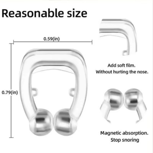 Clip nasal à respiration facile dilatateur anti-ronflement magnétique dispositif <span class=keywords><strong>de</strong></span> protection nocturne pour améliorer <span class=keywords><strong>la</strong></span> qualité du sommeil - Product Image 2