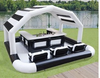 Barre gonflable avec logo personnalisé Offre Spéciale Barre froide multifonctionnelle CounterPVC Float avec logo personnalisé Fun in the Pool