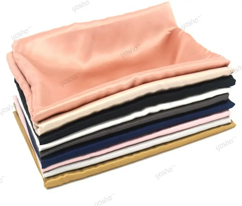 Low MOQ Italian Classic Style Luxury Silk Fabric Mulberry Silk Satin Fabric 100% pure For Women Dress Blouses Pajamas Bathrobe