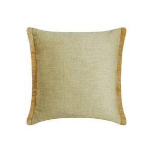 Funda De Almohada cuadrada clásica de yute a rayas hecha a mano, funda de cojín de arpillera Natural tejida rústica, decoración extraíble ecológica - Product Image 1