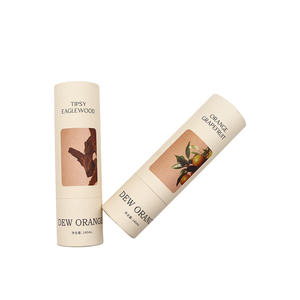 Cajas de Cartón Cilíndricas Biodegradables Personalizadas al por Mayor, Envases de Tubo de Papel, Caja de Cilindro de Papel <span class=keywords><strong>para</strong></span> Bálsamo Labial - Product Image 3