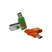 USKYSZ-Clé USB de marque 1 go 2 go 4 go 8 go 16 go 32 go 64 go, 128 go, cadeaux, clés USB pivotantes