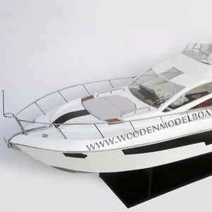 SUNSEEKER 68 SPORT YACHT MODÈLE EN BOIS BATEAU Haute Qualité Artisanat Nouveauté Cadeau - Product Image 1