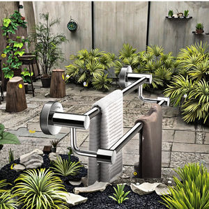 Estante de Baño de Acero de Una o Dos Niveles de Alta Calidad, Diseño Moderno, Montado en la Pared, para Uso en Hoteles y Apartamentos, Popular de Doble Capa, 50 cm - Product Image 3