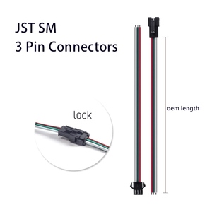 2Pin 3Pin 4Pin elektrik kablo demeti SM tak JST Terminal kabloları ile erkek ve dişi konnektörler için pil Motor sürücüleri - Product Image 3