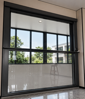 Automatisches Vertikales Schiebeglas-Wandsystem mit Motorisierung aus Aluminium für Innen- und Außenbereiche