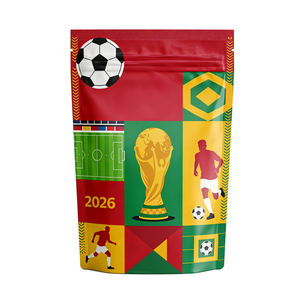 Sacs d'emballage alimentaire en Mylar pour la Coupe du Monde des Clubs 2026, résistants à l'humidité, personnalisables, pour les fêtes - Product Image 5