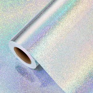 Wholesale Custom Original Silver Laser Metallic Holographic Iridescent Point Gift <b>Wrapping</b> <b>Paper</b> for Birthday Gift Packaging - Product Image 4