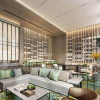 Ensemble complet de meubles de luxe pour hôtel et maison d'hôtes, du lit au canapé, standard cinq étoiles