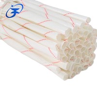 Gaine isolante en fibre de verre enduite de PVC durable, résistante à la chaleur, pour assemblage de câbles, manchon en silicone et fibre de verre
