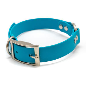 Heavy Duty Dubbele Gesp Nylon Webbing Pvc Gecoat Kauwbestendig Waterdichte Middenring Kraag Voor Honden - Product Image 2