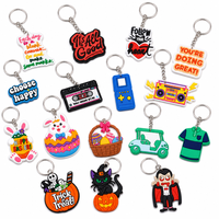 Porte-clés en PVC souple personnalisé, en forme de cœur, pour sac, cadeau promotionnel, souvenir tendance, avec logo personnalisé