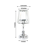 Porte-bougies suspendus en cristal de style moderne doré de 11 pouces, abat-jour pour bougies votives, pour décorations de table de mariage