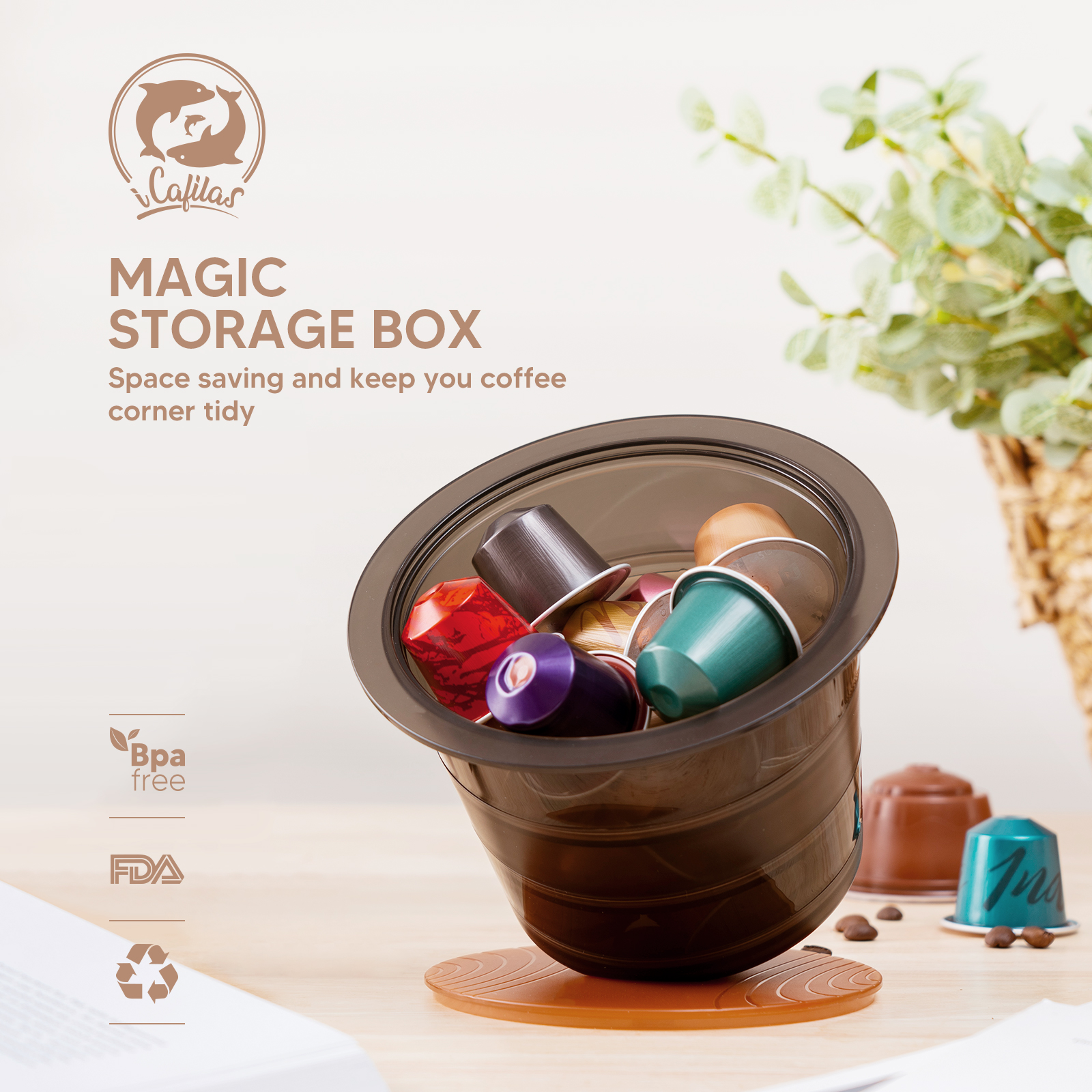I Cafilas Kaffee kapsel halter Organizer Aufbewahrung sbox Pods Behlter  fr Espresso Vertuoline Dolce Gusto fr Teebeutel/Zucker beutel| Alibaba.com