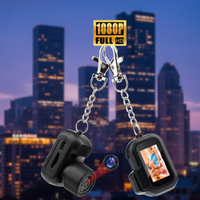 Mini Retro Pocket Camcorder Tiktok Hot 8 Filter Effects Loop Recording 1080P Mini Camera Keychain dengan Sertifikasi Lengkap
