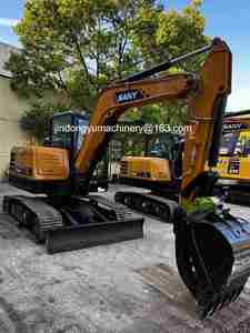 รถขุดตีนตะขาบไฮดรอลิกมือสอง รุ่น SY60C 6 ตัน ยี่ห้อ SANY SY60C สำหรับขาย - Product Image 2