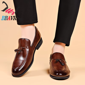 Zapatos de Hombre de Talla Grande con Cordones, de Piel Sintética, con Punta en Pico y Tacón de Cuña, Formales, Casuales, para Bodas, Verano 2026 - Product Image 4