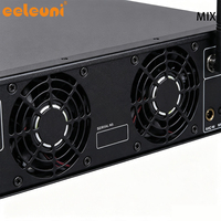 Amplificateur de puissance pour la maison et les réunions, amplificateur karaoké 3-en-1 avec deux microphones sans fil intégrés pour la diffusion en direct