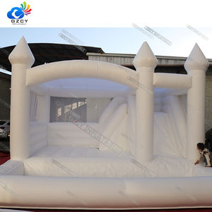 <span class=keywords><strong>Piscine</strong></span> gonflable blanche <span class=keywords><strong>avec</strong></span> toboggan, équipement de jeu doux, à vendre - Product Image 2