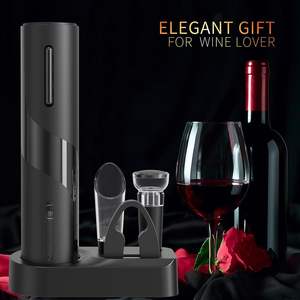 Juego de abridor de vino eléctrico Kit de accesorios de vino multifuncional 4 en 1 con un abridor de sacacorchos automático - Product Image 6