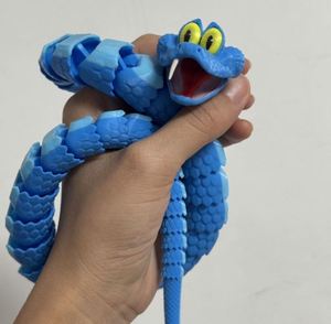 Juguete de Serpiente de Plástico Impreso en 3D con Articulaciones Móviles y Diseño Realista de Animal para Regalo Infantil - Product Image 6
