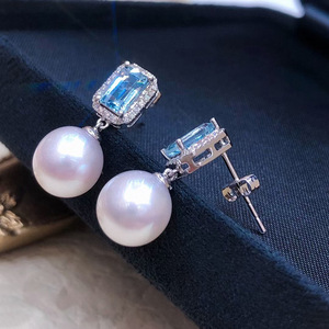 Orecchini a perno rettangolari da donna, semplici ed eleganti, per uso quotidiano - Product Image 2