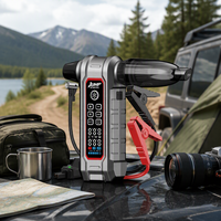 Souffleur d'air portable multifonctionnel rechargeable à grande vitesse avec démarreur de secours pour voiture
