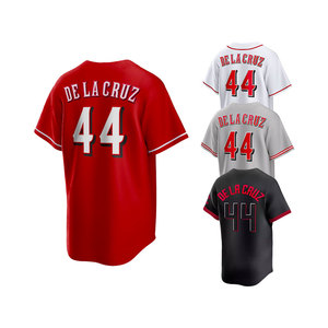 Maillots de baseball américains bon marché en gros, cousus, Cincinnati 44 Elly De <span class=keywords><strong>La</strong></span> <span class=keywords><strong>Cruz</strong></span> - Product Image 4