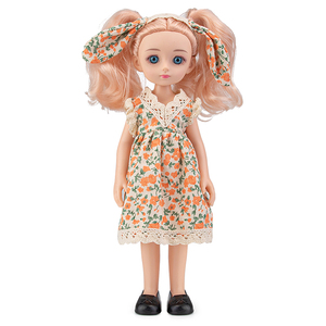 Vente en gros de poupées pour enfants personnalisées à la mode, 34 cm, en silicone, poupées noires en vinyle, bébés filles afro-américaines avec des cheveux bouclés - Product Image 6