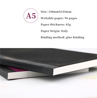 PENBBS-A5 Italien Dolin papier 85g épais cahier carnet de notes manuel dur mélaminé papier Fabriqué en Chine