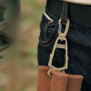 Großhandel Bestseller Hochwertige Camping Kunststoff-Clips Outdoor Wandern Tragbare Taktische Kunststoff-Karabiner für Camping - Product Image 3